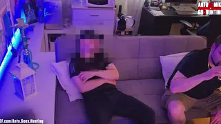 Hairy European Twink Sucks Friend's Thick Cock After Breakup