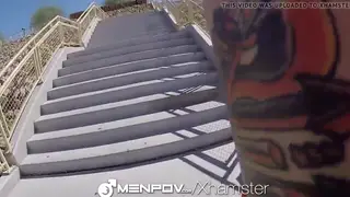 Fit Guy Gets a Blowjob in the Car After Gym Session