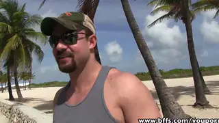 Spring Break Orgy Erupts on a Packed Beach