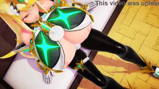 Solo Woman Inflates Her Belly with a Milkshake
