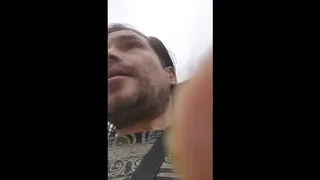 Mature Man Enjoys First Outdoor Handjob on Camera