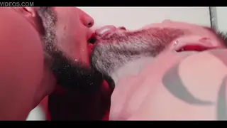Three Strangers Share a Gloryhole Cum Fest
