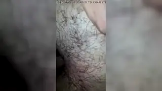 Arab Bear Leads Bareback Gangbang With Partner