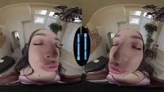 Woman Enjoys VR Doggystyle With Hairy Detail
