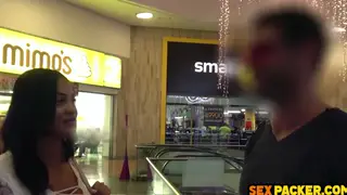 Tanned Latina Tourist Takes Deep Throat and Hard POV Pounding