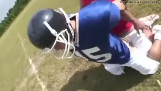 Muscular Asian Bears Gangbang Bareback in Stadium