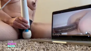 Asian Beauty Fantasizes About BBC While Pleasuring Herself