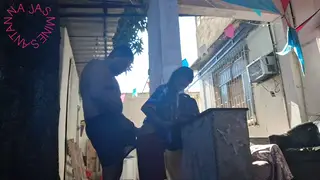 Petite Latina Explores Anal Pleasure Under Open Sky