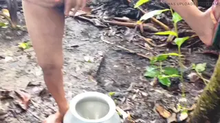 Indian Mature Woman Takes BBC in Outdoor Orgy