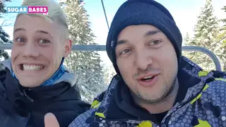 European MILF Gives Blowjob and Pussy Licking on Ski Trip
