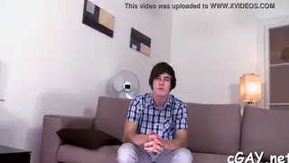 Twink Delivers Enthusiastic Blowjob on Camera