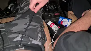 Latino Twink Gives Deepthroat Blowjob in Car