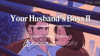 Office Affair Plays Out While Husband Listens Nearby
