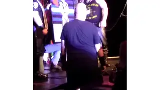 Teen Demonstrates Deep Fisting at Leather Event