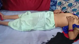 Indian Wife in Maid Uniform Takes Anal POV from Her Husband
