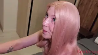 Blonde MILF Rides Neighbor to Creampie and Squirt