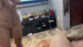 Stepdad Joins Stepdaughter And Blonde Friend For Anal Threesome