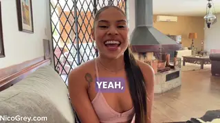 Busty Latina Casting Newcomer Swallows After Deepthroat and Rimming