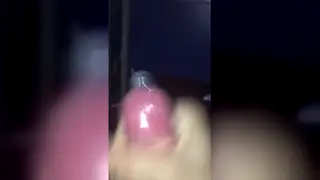 Solo Guy Jerks Off Into Condom Until Release