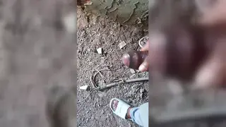 Indian Mature Man Enjoys Massage and Solo Play Outdoors