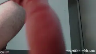 Smooth Student Jerks Off at Desk After Hours