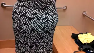 Muscular European BBW MILF Models Dresses in First Try-On