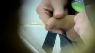 Japanese Daddies Reveal Uncut Cocks at Urinals