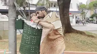 BBC Bareback Blowjob Leads to Outdoor Cumshot