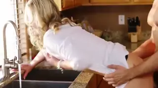 Blonde College Student Takes Hard Pounding In Dorm