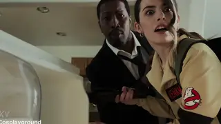 Cosplay Babe Begs for BBC in Office Roleplay