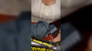 Indian BBW Enjoys Deep Throat and Handjob With Partner