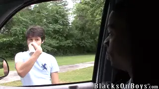 Ebony Stud Takes a Deep Blowjob Before a Hot Facial