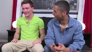 Muscular Jocks Trade Deepthroat Blowjobs