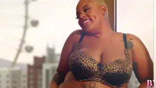 Ebony BBW Solo Masturbation with Big Tits and Ass