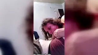 Busty Brunette Wife Takes Deep Throat Before Doggystyle Finish