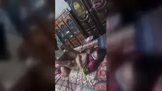 Indian Teen Stepsister Enjoys Holiday Sex While Lying Down