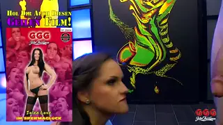 Busty Euro Star Swallows Loads In Wild Gangbang