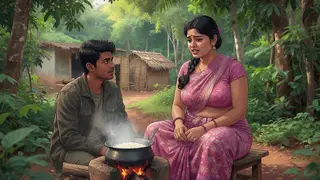 Indian Wife Meets Her Lover Deep in the Woods