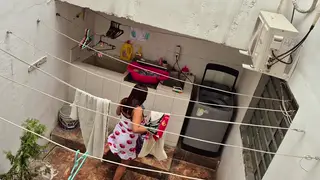 Busty European MILF Fucks Neighbor on Beach