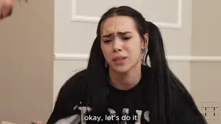 Petite Submissive Takes a Facial After Rough Deepthroat