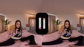 Busty Cosplay Teen Sucks Cock in Immersive VR POV