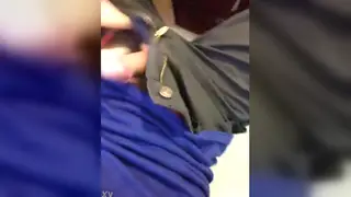 Mature Man and Teen Connect in Quick Mobile Clip