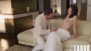 Curvy Teen Gives POV Blowjob Before Wedding Night