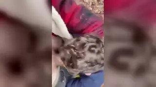 Muscular Buddies Share a Blowjob in the Woods After Class