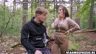 Busty European MILF Takes Anal Outdoors in Doggystyle