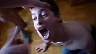Amateur Twink Swallows Loads in Group Blowbang