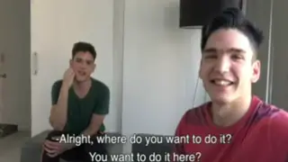 Latino Teen Sucks Cock in Amateur Gay Clip