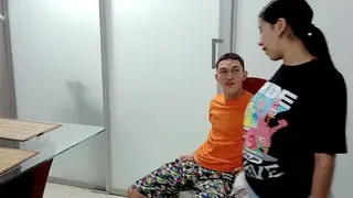 Latina Teen Gives Stepbrother Deep Blowjob and Creampie