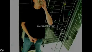 Solo Guy Drinks His Own Piss in Close-Up