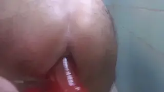 Latino Amateur Takes Toy Deep in Homemade Anal